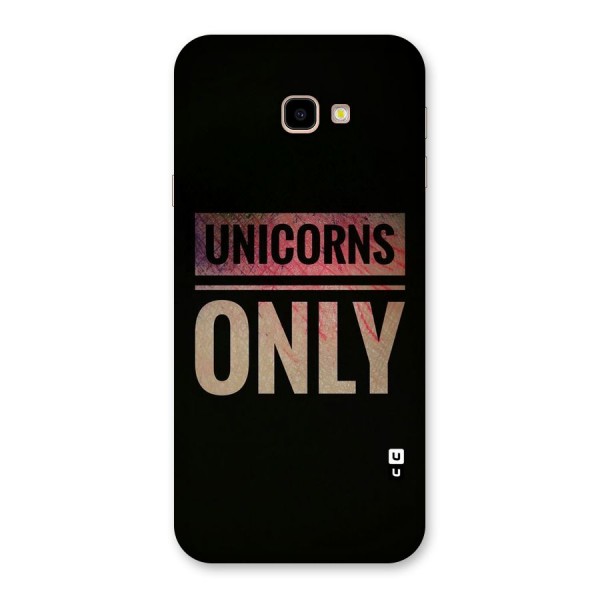 Unicorns Only Back Case for Galaxy J4 Plus