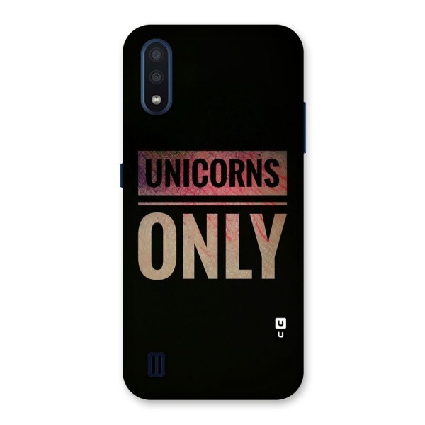 Unicorns Only Back Case for Galaxy M01