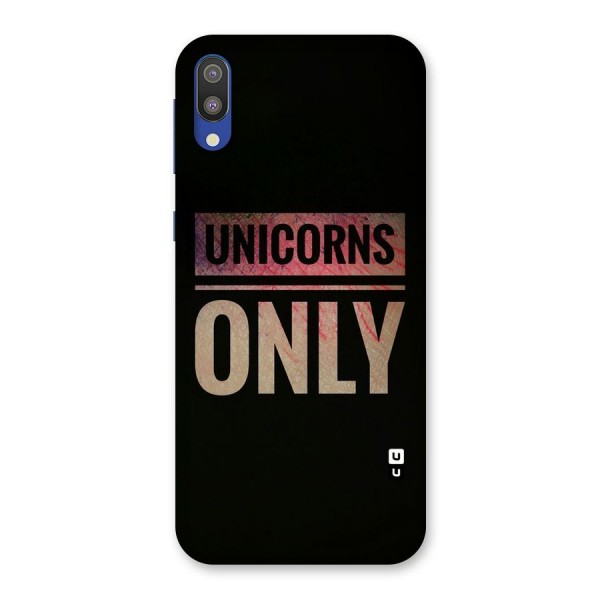 Unicorns Only Back Case for Galaxy M10
