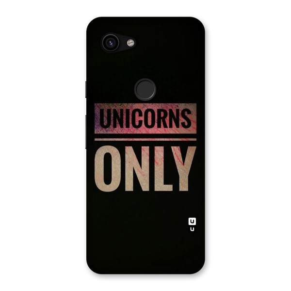 Unicorns Only Back Case for Google Pixel 3a