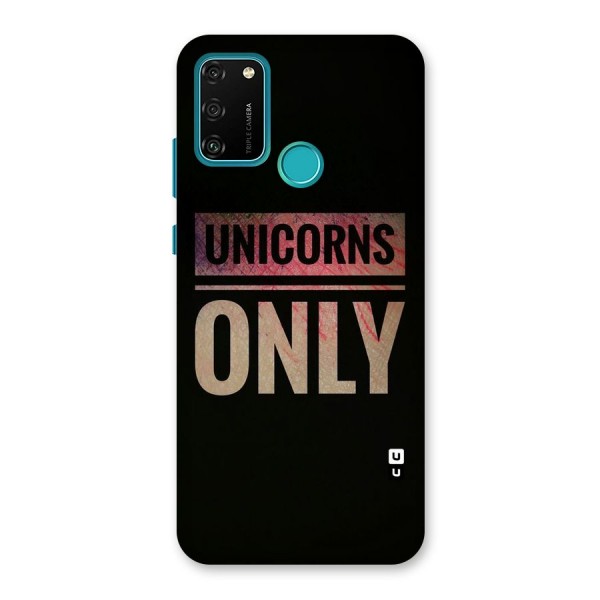 Unicorns Only Back Case for Honor 9A