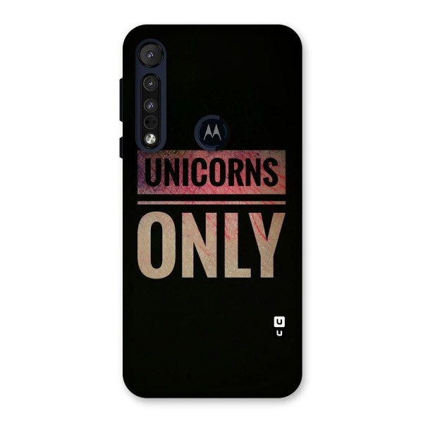 Unicorns Only Back Case for Motorola One Macro