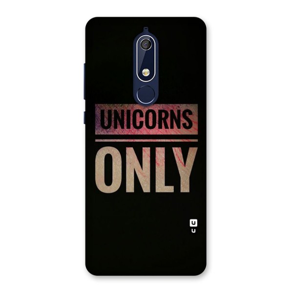 Unicorns Only Back Case for Nokia 5.1