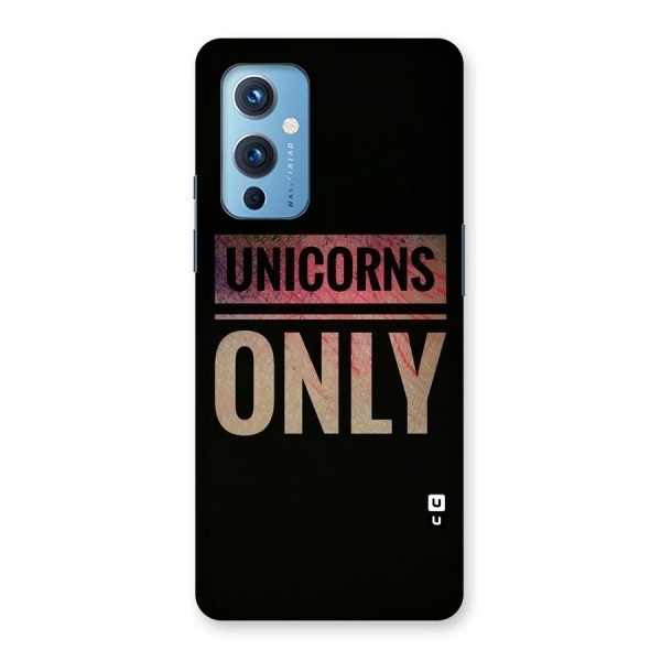 Unicorns Only Back Case for OnePlus 9