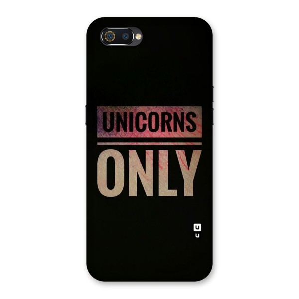 Unicorns Only Back Case for Realme C2