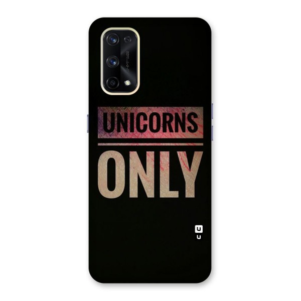 Unicorns Only Glass Back Case for Realme X7 Pro