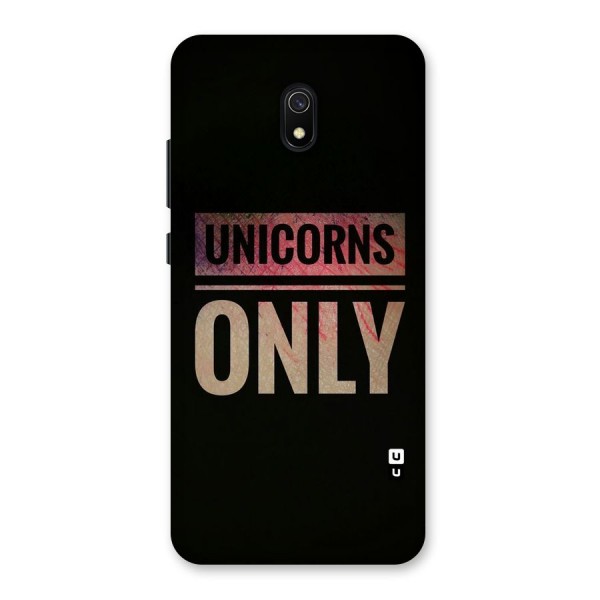 Unicorns Only Back Case for Redmi 8A