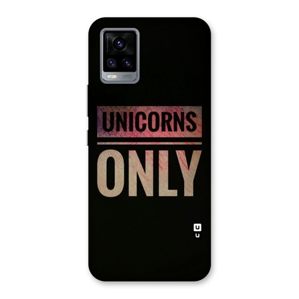 Unicorns Only Back Case for Vivo V20