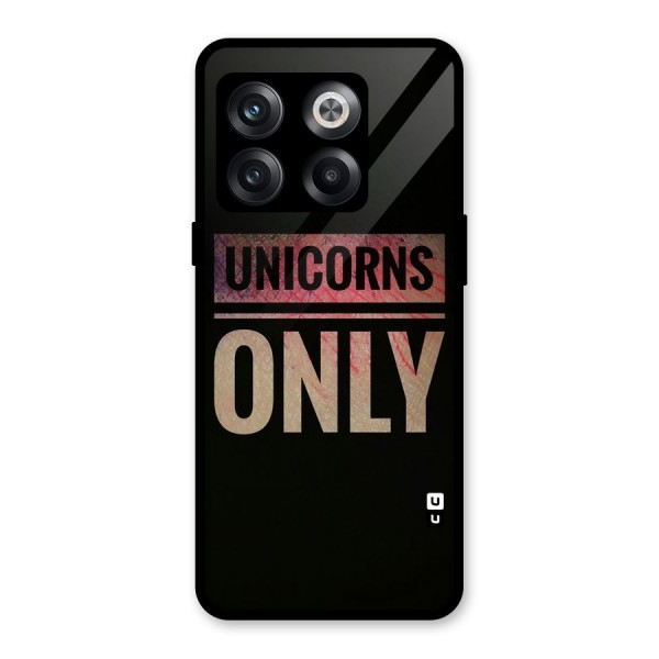 Unicorns Only Glass Back Case for OnePlus 10T