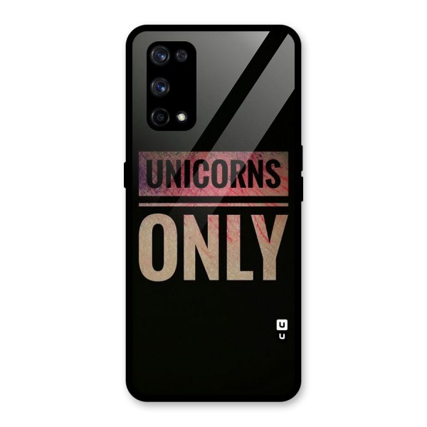 Unicorns Only Glass Back Case for Realme X7 Pro