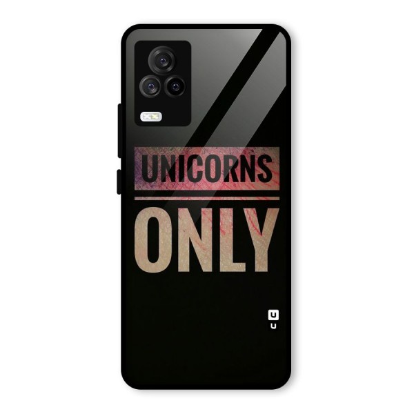 Unicorns Only Glass Back Case for Vivo iQOO 7 Legend 5G