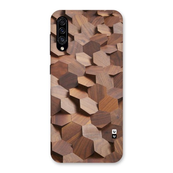 Uplifted Wood Hexagons Back Case for Galaxy A30s