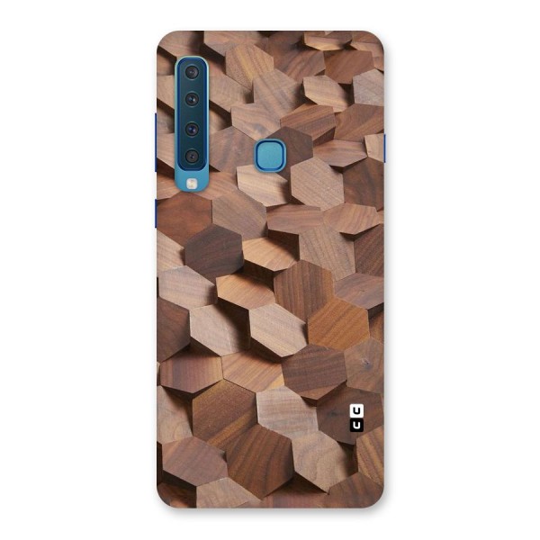 Uplifted Wood Hexagons Back Case for Galaxy A9 (2018)