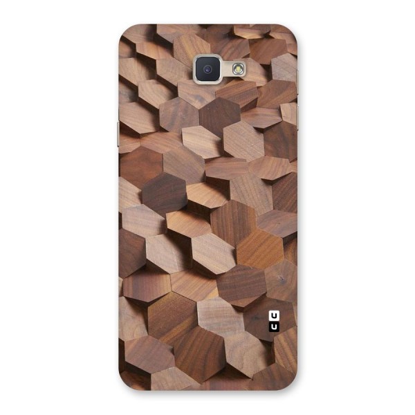 Uplifted Wood Hexagons Back Case for Galaxy J5 Prime