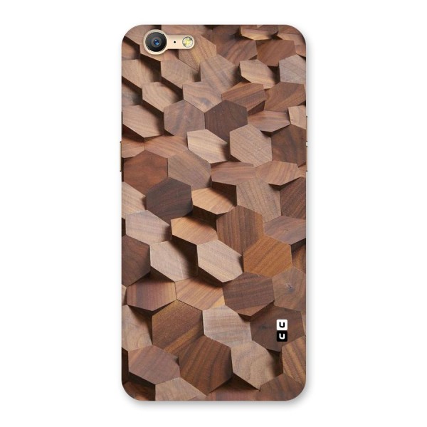 Uplifted Wood Hexagons Back Case for Oppo A39