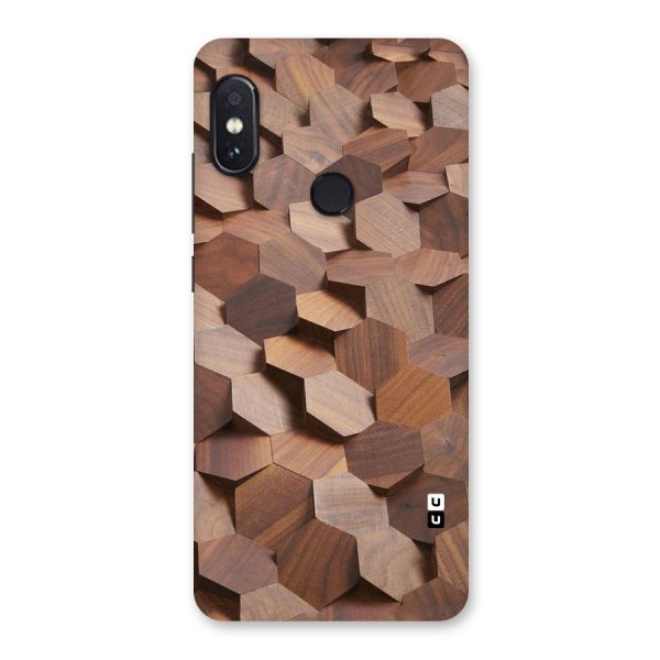 Uplifted Wood Hexagons Back Case for Redmi Note 5 Pro