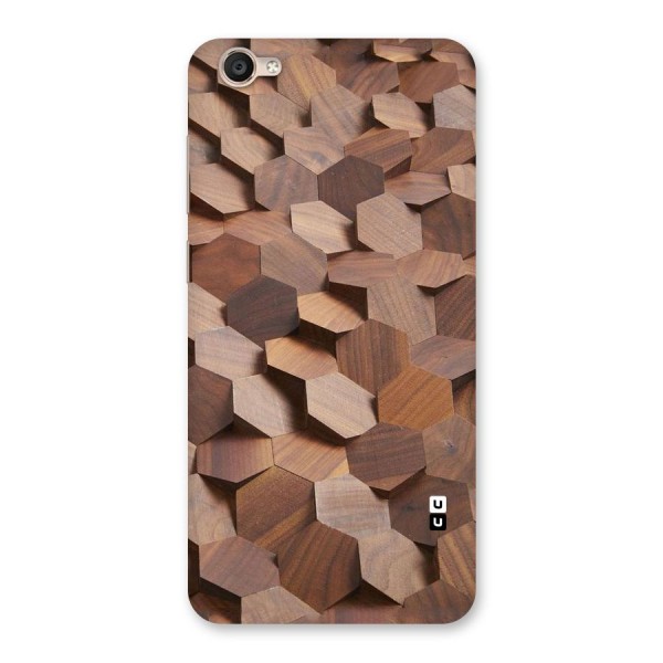 Uplifted Wood Hexagons Back Case for Vivo Y55
