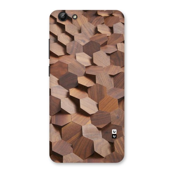 Uplifted Wood Hexagons Back Case for Vivo Y69