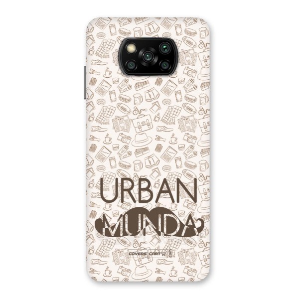 Urban Munda Back Case for Poco X3