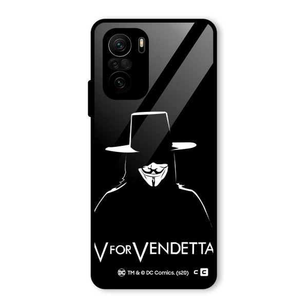 V for Vendetta Minimal Glass Back Case for Mi 11x