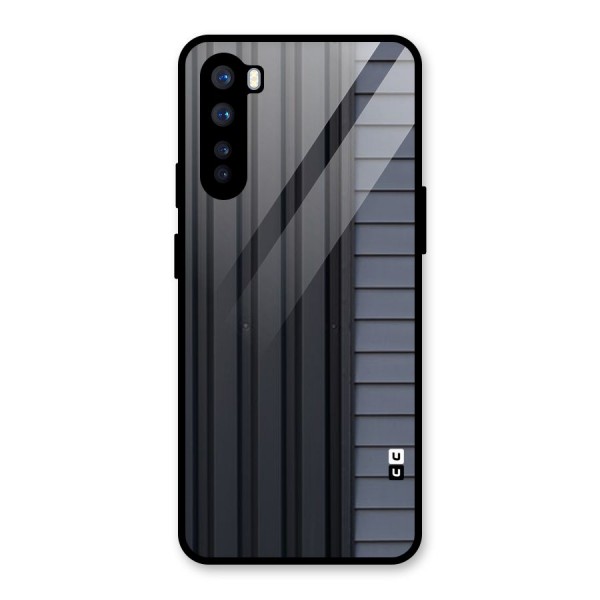 Vertical Horizontal Glass Back Case for OnePlus Nord