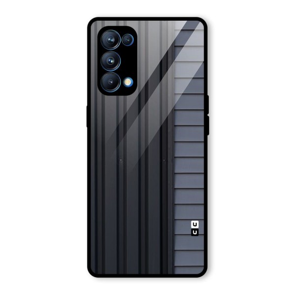 Vertical Horizontal Glass Back Case for Oppo Reno5 Pro 5G