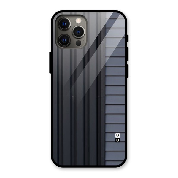 Vertical Horizontal Glass Back Case for iPhone 12 Pro Max