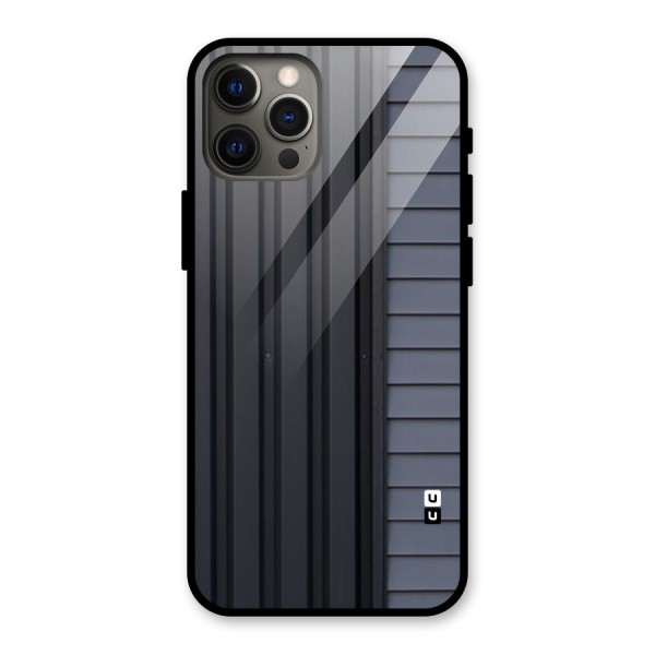 Vertical Horizontal Glass Back Case for iPhone 12 Pro Max