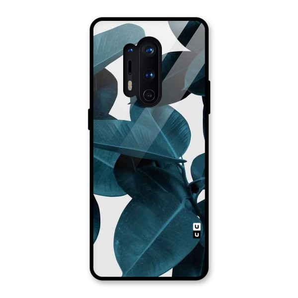 Very Aesthetic Leafs Glass Back Case for OnePlus 8 Pro