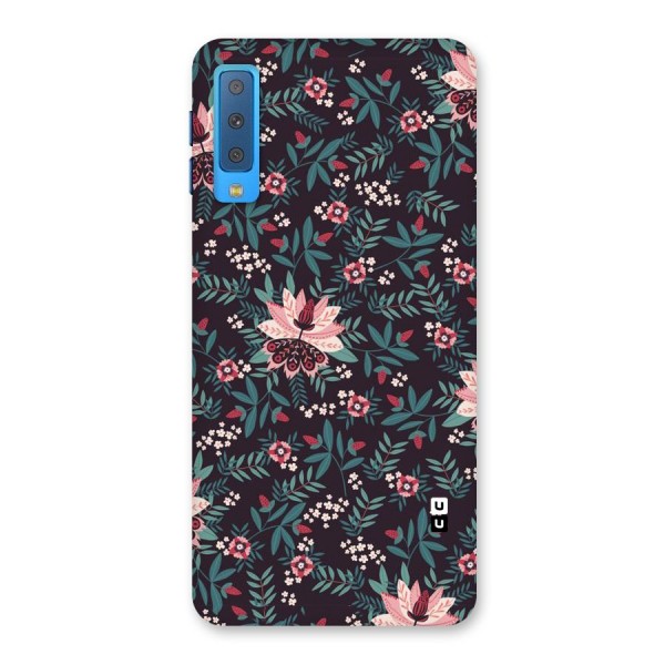 Very Leafy Pattern Back Case for Galaxy A7 (2018)