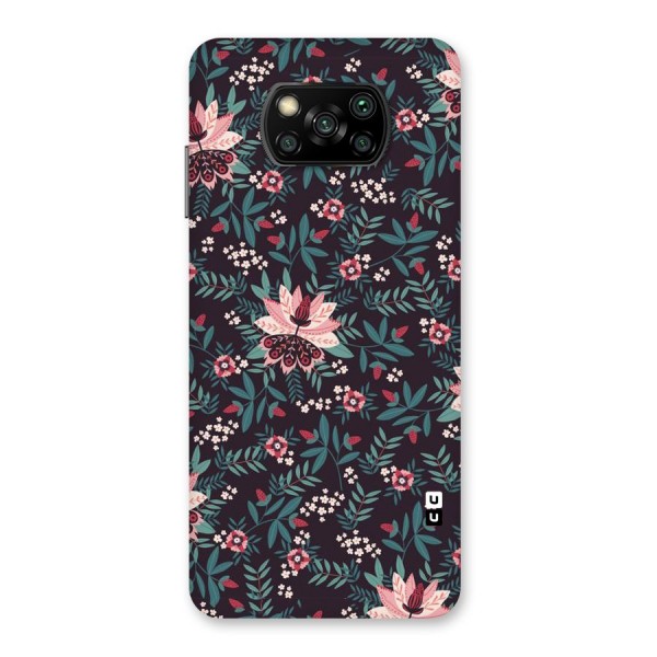 Very Leafy Pattern Back Case for Poco X3