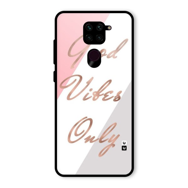 Vibes Classic Stripes Glass Back Case for Redmi Note 9