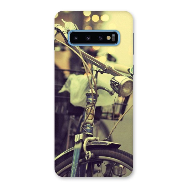 Vintage Bicycle Back Case for Galaxy S10