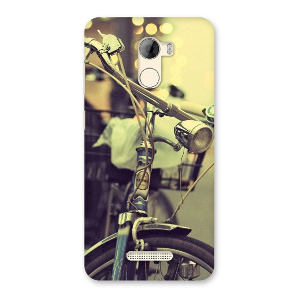 Vintage Bicycle Back Case for Gionee A1 LIte