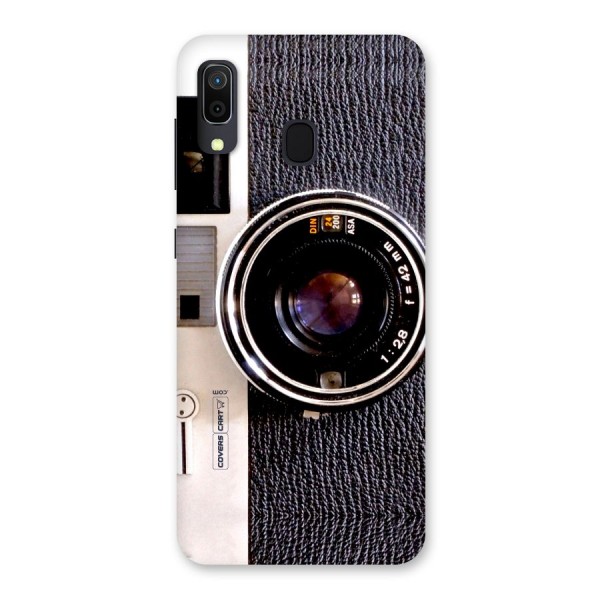 Vintage Camera Back Case for Galaxy A20