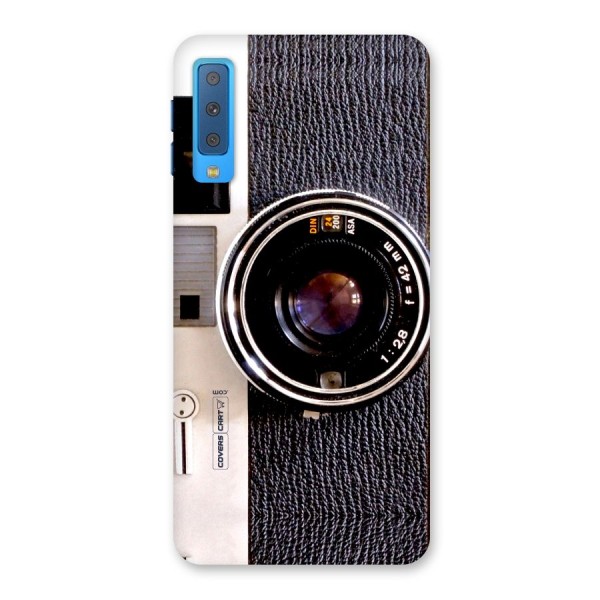 Vintage Camera Back Case for Galaxy A7 (2018)