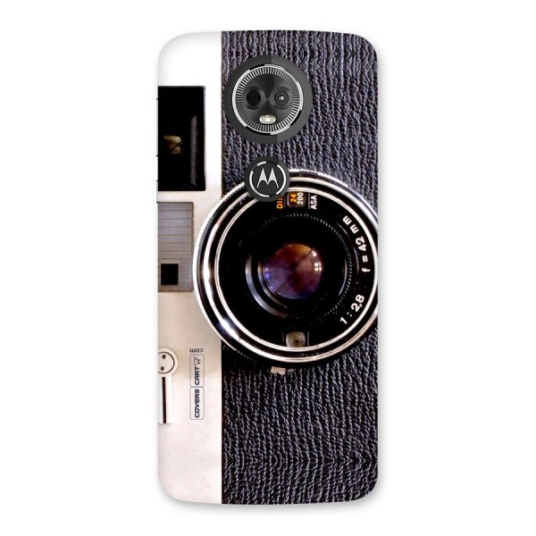 Vintage Camera Back Case for Moto E5 Plus