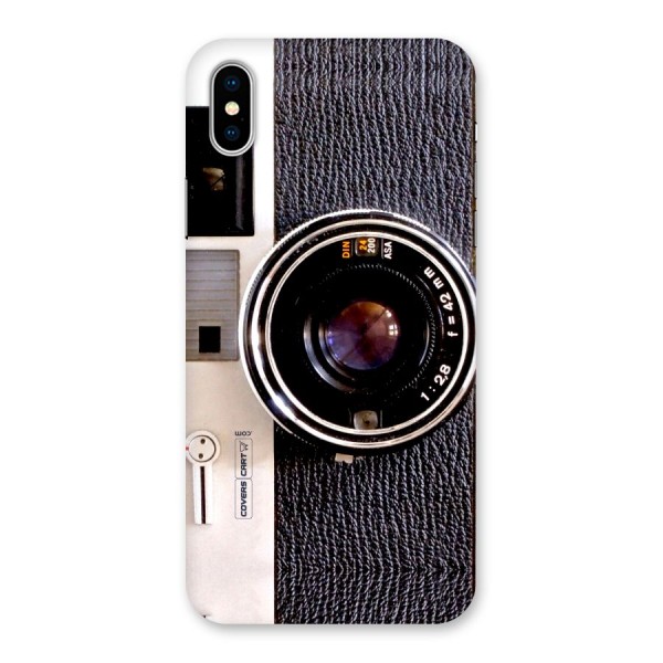 Vintage Camera Back Case for iPhone XS