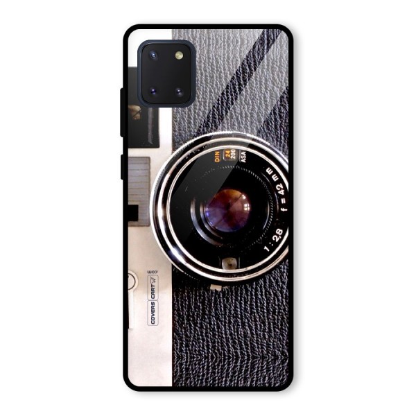 Vintage Camera Glass Back Case for Galaxy Note 10 Lite