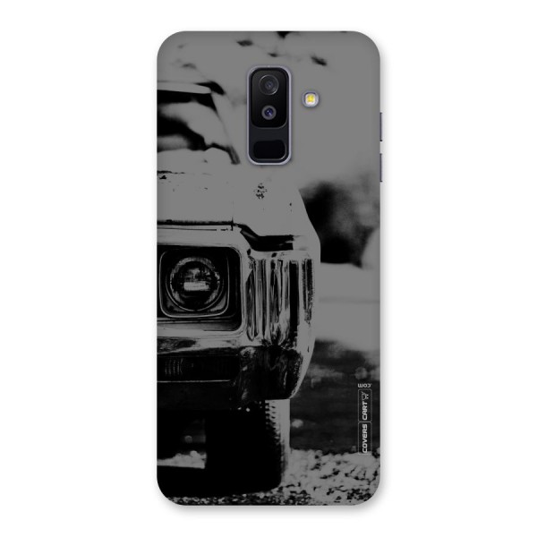 Vintage Car Black and White Back Case for Galaxy A6 Plus