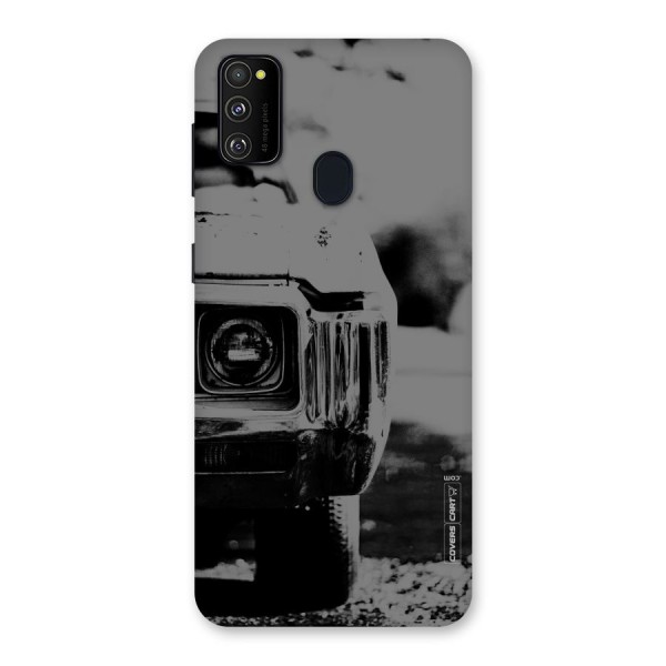 Vintage Car Black and White Back Case for Galaxy M30s