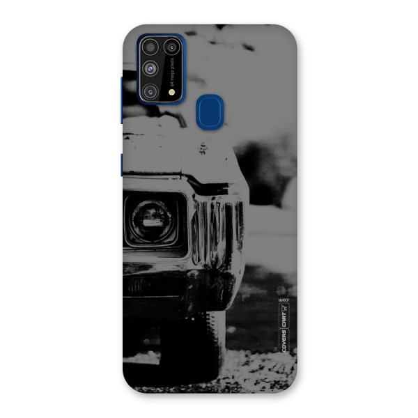 Vintage Car Black and White Back Case for Galaxy M31