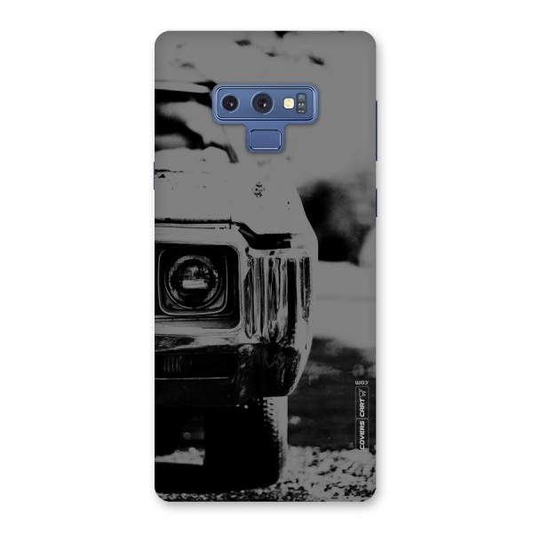 Vintage Car Black and White Back Case for Galaxy Note 9