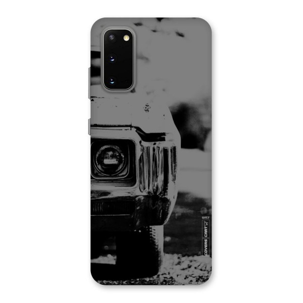 Vintage Car Black and White Back Case for Galaxy S20