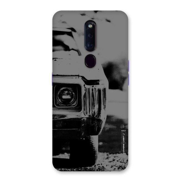 Vintage Car Black and White Back Case for Oppo F11 Pro