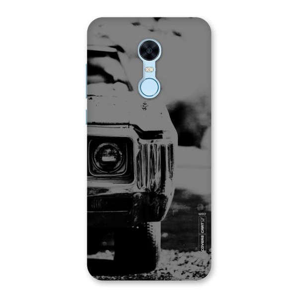 Vintage Car Black and White Back Case for Redmi Note 5
