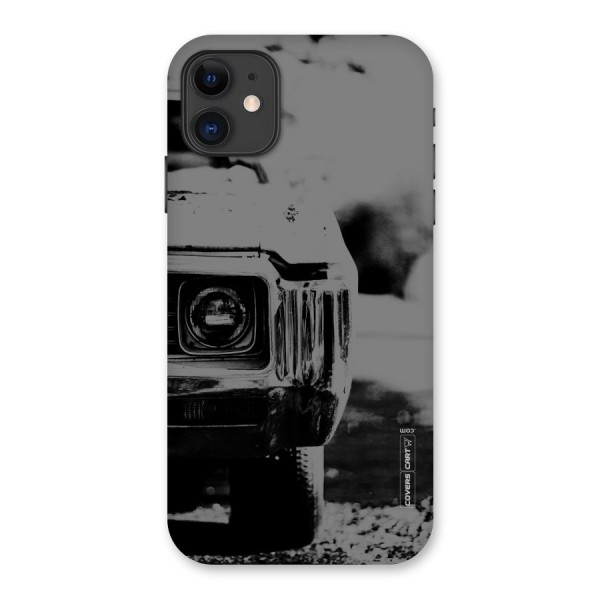Vintage Car Black and White Back Case for iPhone 11