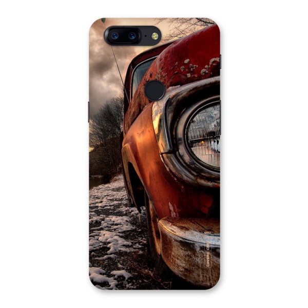 Vintage Car Headlight Back Case for OnePlus 5T