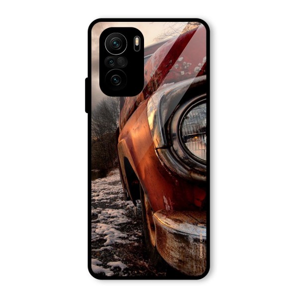 Vintage Car Headlight Glass Back Case for Mi 11X Pro