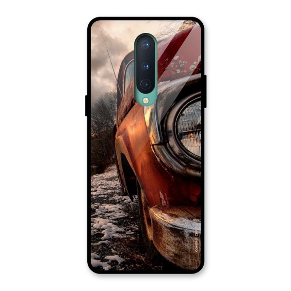Vintage Car Headlight Glass Back Case for OnePlus 8